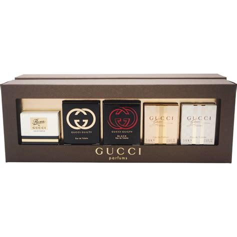 mini gucci set|gucci mini perfume gift set.